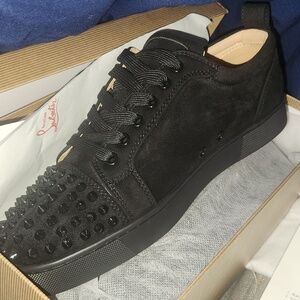 CBL shoes spiked red bottoms